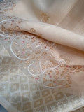 Linen saree