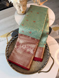 Semi tissue Kanchipuram saree
