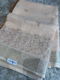 Linen saree