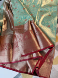 Semi tissue Kanchipuram saree