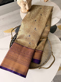 Semi tissue Kanchipuram silk Saree