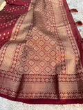 Tusser silk Saree
