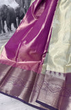 Tissue Kanchipuram silk Saree
