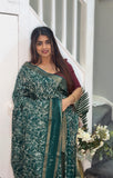 Cotton silk saree