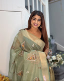 Linen Saree
