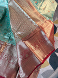 Semi tissue Kanchipuram saree