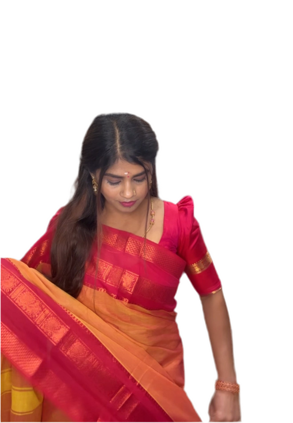 Kanchi Cotron Saree