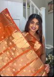 Tusser silk Saree