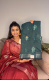 Linen saree