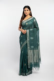 Linen saree