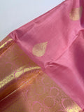 Pink Kanchipuram Silk Saree