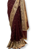 Bananasi Gorgette Saree