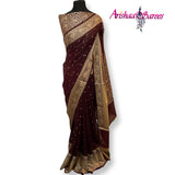 Bananasi Gorgette Saree